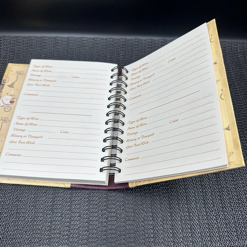 Jennifer Garant Wine Journal Present Company 2004 Hardcover Unused Gift Book
